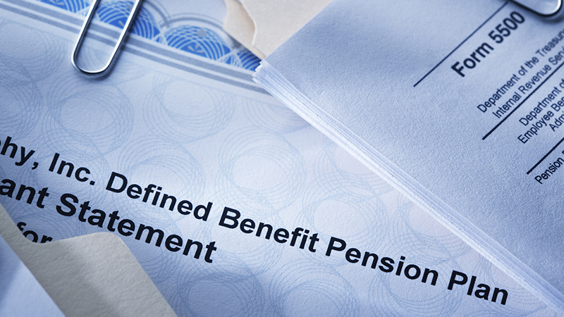 Documents related to a defined benefit plan.To see more of my financial images click on the link below: