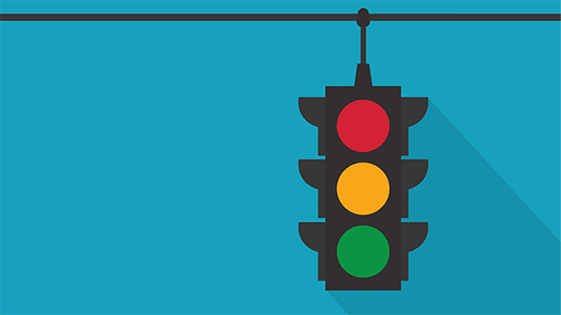 hanging traffic lights icon