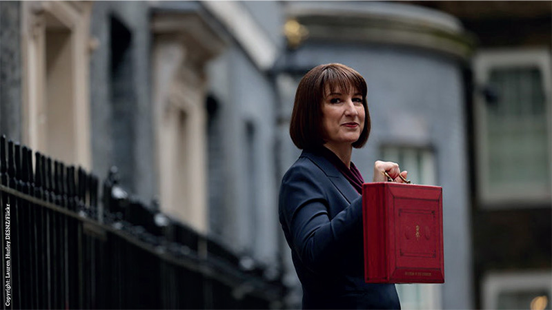 Chancellor Rachel Reeves delivers the Autumn Budget 2024. Picture by Lauren Hurley / DESNZ