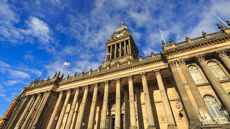 Leeds Town Hall, Leeds, West Yorkshire.